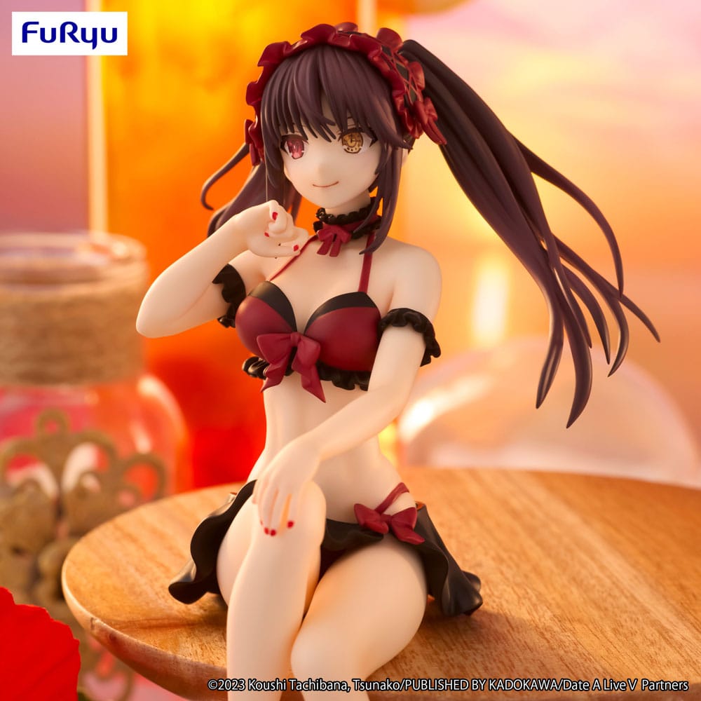 Date A Live Noodle Stopper PVC Statue Kurumi Tokisaki Swimsuit Ver. 15cm